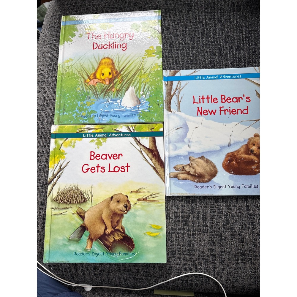 Little Animal Adventures‎ Books Readers Digest Young Families Set of 3 Hardcover